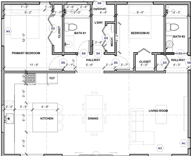 951 Longbranch Dr, Ranger, GA 30734 - view of floor plan / room layout