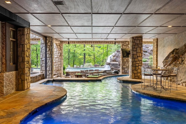 view of pool