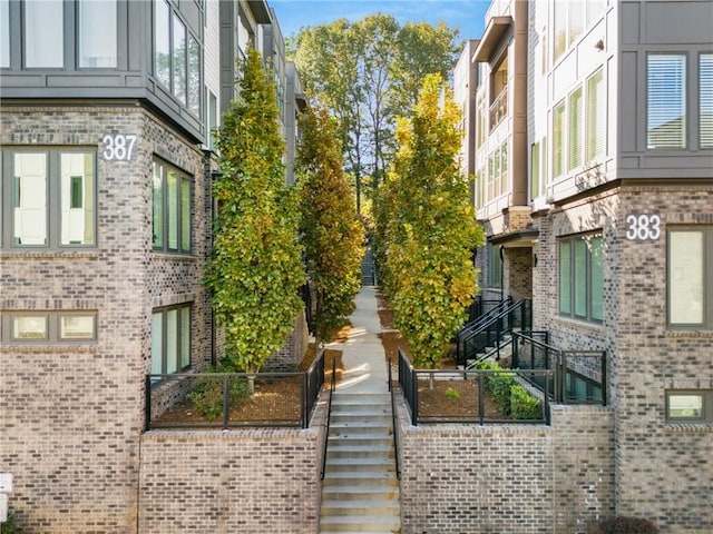 383 Pratt Dr SE Unit 503, Atlanta, GA 30315 - view of patio / terrace featuring an outdoor fire pit and fence