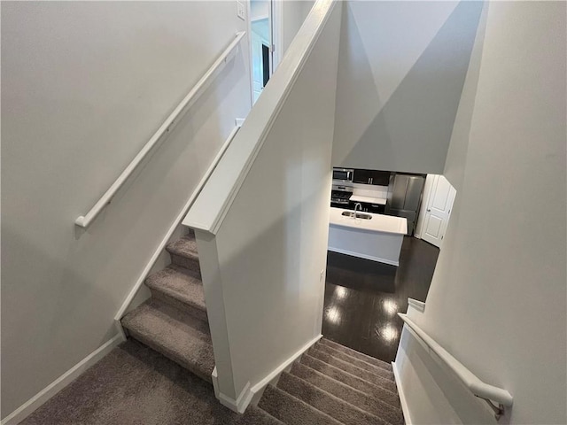 3172 Lowell Rd, Bethlehem, GA 30620 - stairway featuring carpet