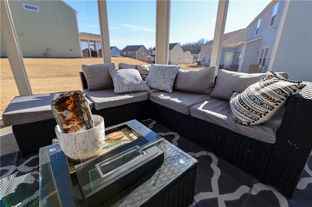 3172 Lowell Rd, Bethlehem, GA 30620 - view of patio featuring outdoor lounge area and a residential view