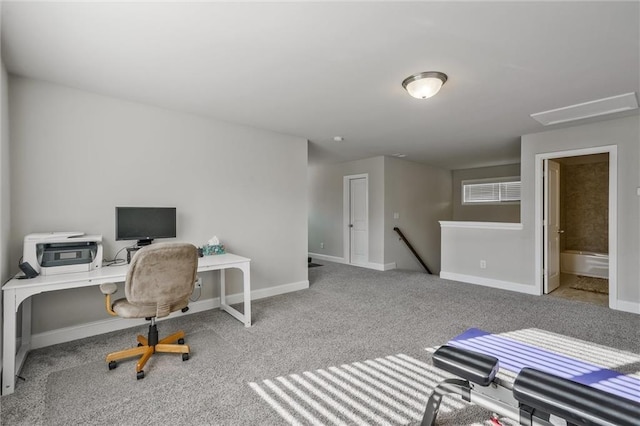1055 Peyton View Ct, Alpharetta, GA 30004 - home office featuring carpet and baseboards