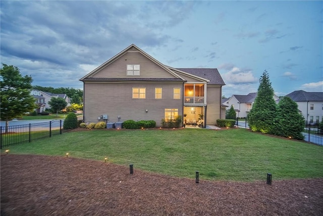 1055 Peyton View Ct, Alpharetta, GA 30004 - rear view of property featuring a balcony