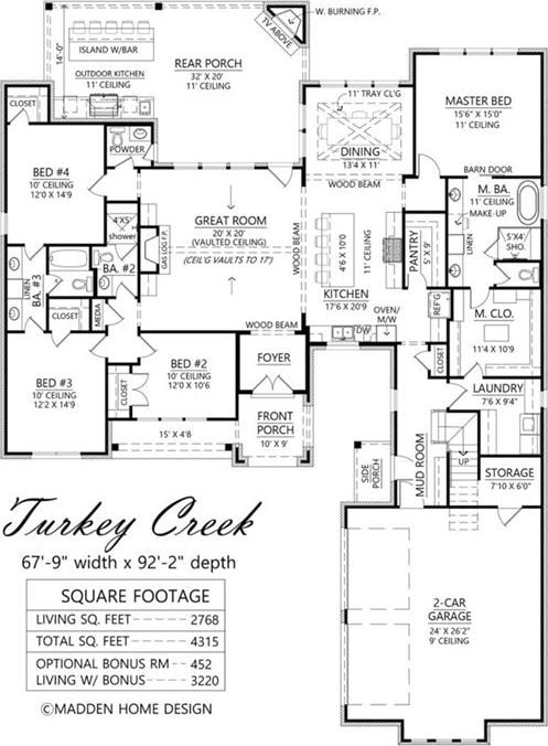 107 Marks Way, Canton, GA 30115 - floor plan / room layout