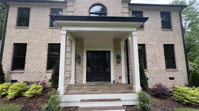 805 Wesley Oak Rd, Sandy Springs, GA 30328 - property entrance with brick siding