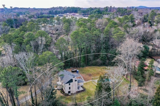 805 Wesley Oak Rd, Sandy Springs, GA 30328 - aerial view of property's location featuring a forest