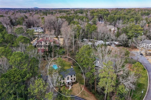 805 Wesley Oak Rd, Sandy Springs, GA 30328 - bird's eye view of a heavily wooded area