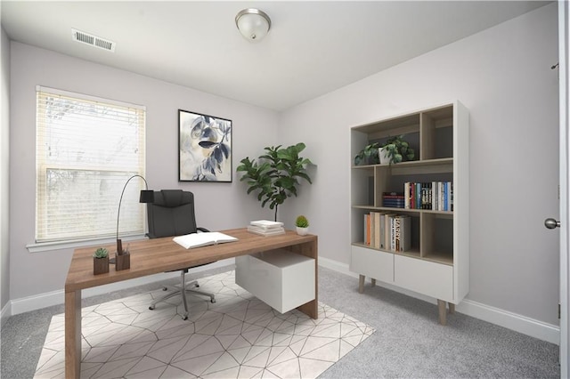 2544 Castellan Dr, Atlanta, GA 30316 - home office featuring light colored carpet and baseboards