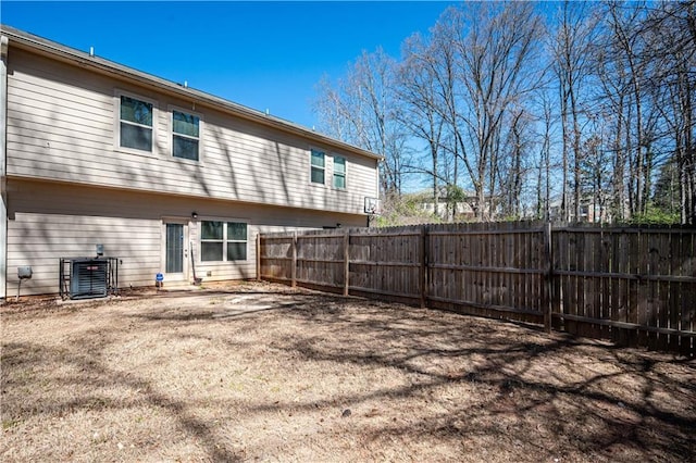2544 Castellan Dr, Atlanta, GA 30316 - back of house featuring a fenced backyard and central air condition unit