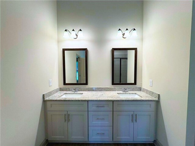 121 Honey Creek Rd, Conyers, GA 30094 - full bathroom with double vanity and a sink