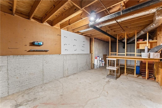 220 Hollyridge Dr, Roswell, GA 30076 - view of unfinished below grade area