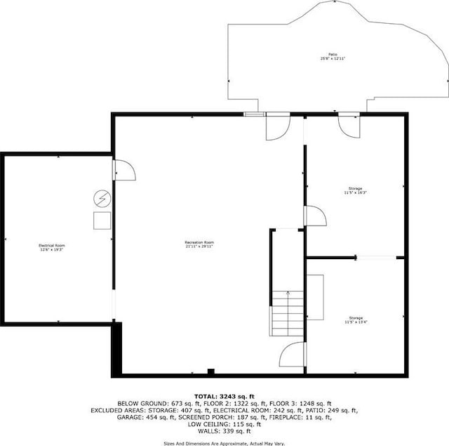 220 Hollyridge Dr, Roswell, GA 30076 - view of property floor plan