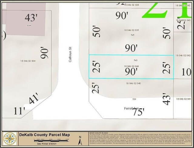 543 Calhoun St NW, Scottdale GA, 30079 land for sale