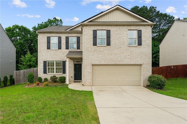 105 Arbor Creek Trl, Dallas, GA 30157 - view of front of house featuring brick siding, a garage, and concrete driveway