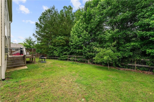 105 Arbor Creek Trl, Dallas, GA 30157 - view of yard featuring a deck