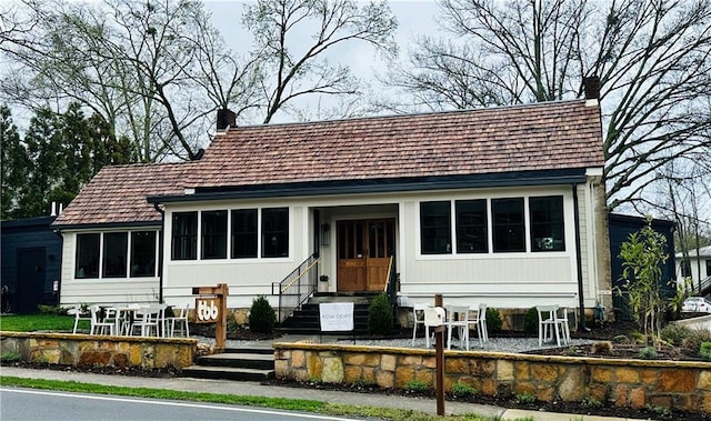 view of front of home