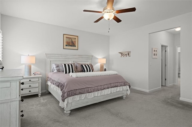 777 Tucker Trl, Bremen, GA 30110 - carpeted bedroom featuring baseboards and a ceiling fan
