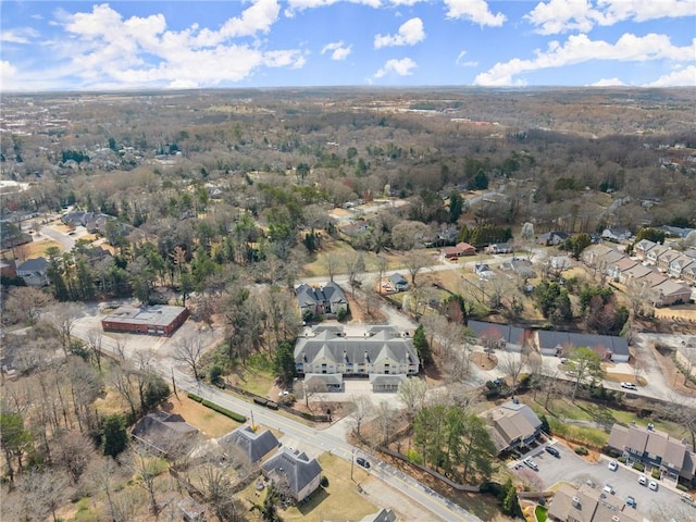 aerial view featuring a residential view