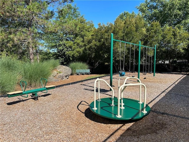 view of jungle gym