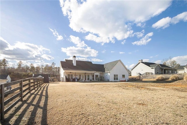 view of rear view of property