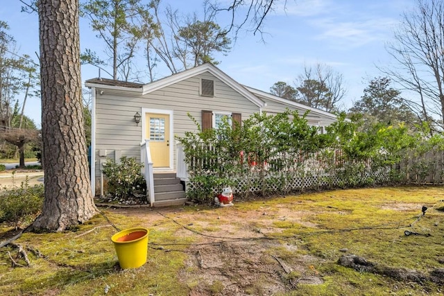 view of front of home