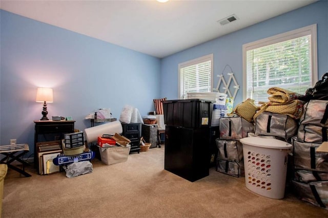 613 Hemlock Ct, Villa Rica, GA 30180 - carpeted bedroom featuring visible vents