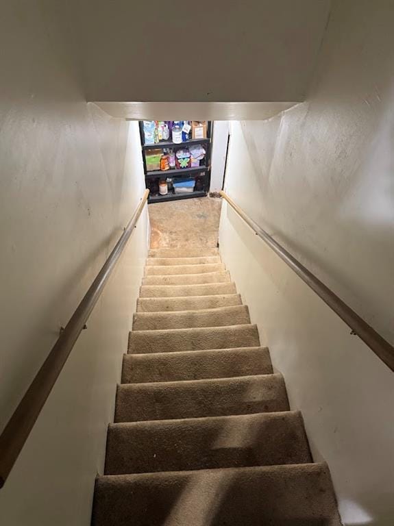 view of staircase