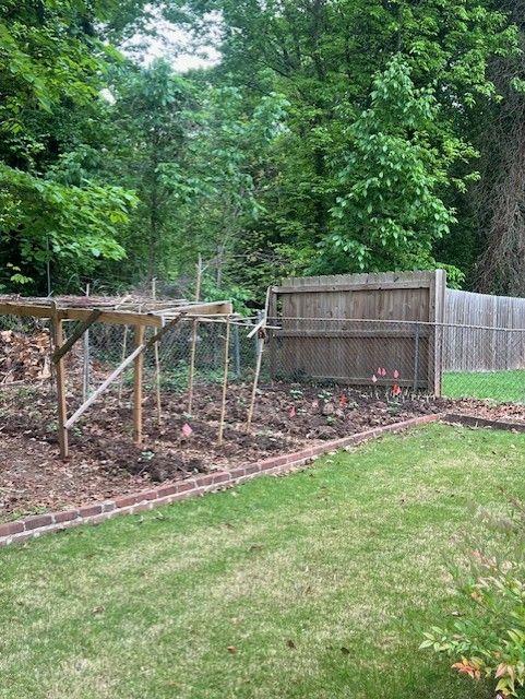 3996 Indian Manor Dr, Stone Mountain, GA 30083 - view of yard with fence
