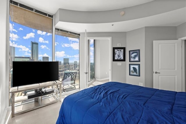 400 W Peachtree St NW Unit 3611, Atlanta, GA 30308 - bedroom with access to exterior