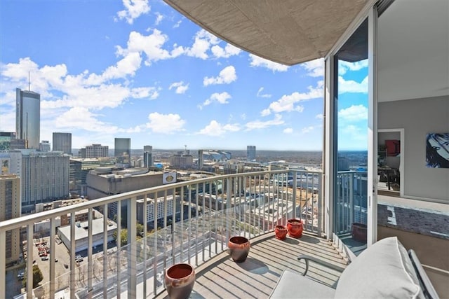 400 W Peachtree St NW Unit 3611, Atlanta, GA 30308 - balcony with a view of city