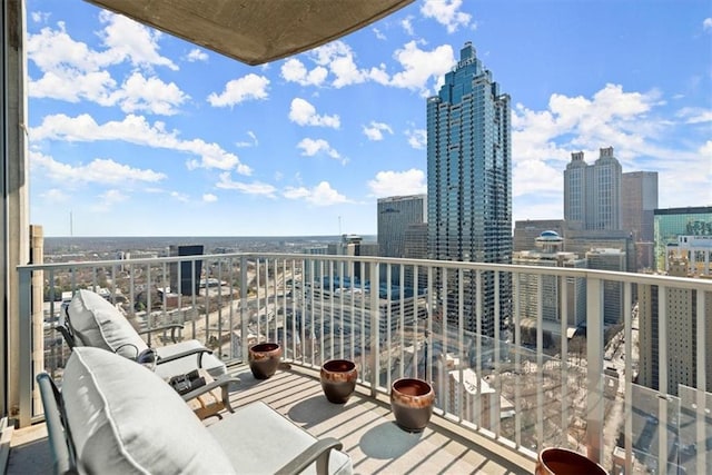 400 W Peachtree St NW Unit 3611, Atlanta, GA 30308 - balcony with a view of city