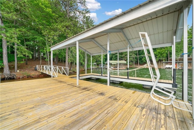 307 Little Hickory Ln, Woodstock, GA 30189 - dock with boat lift and a water view