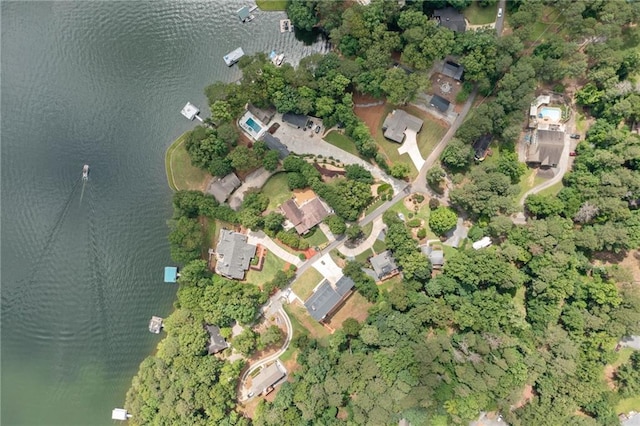 307 Little Hickory Ln, Woodstock, GA 30189 - aerial overview of property's location with a large body of water