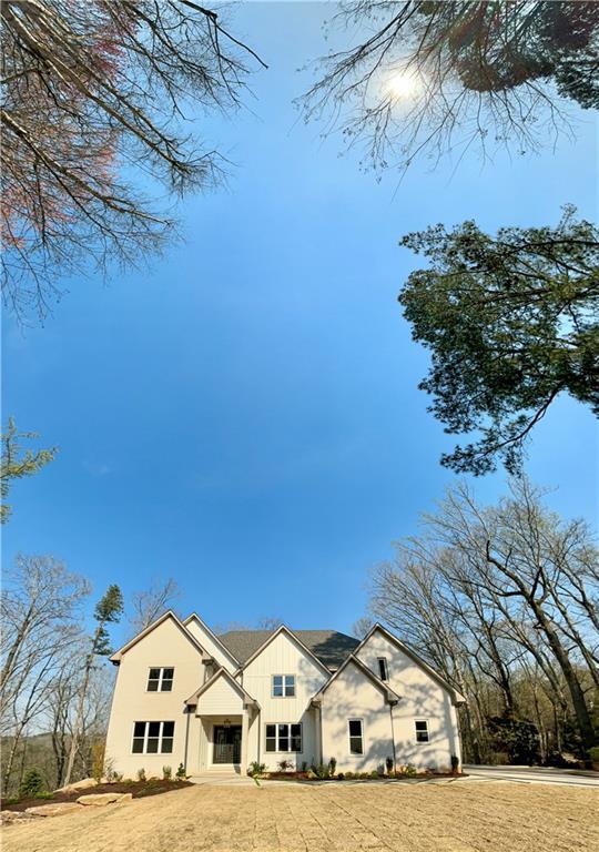 view of front of home featuring board and batten siding