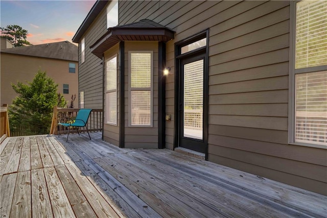4249 Caveat Ct, Fairburn, GA 30213 - view of deck at dusk