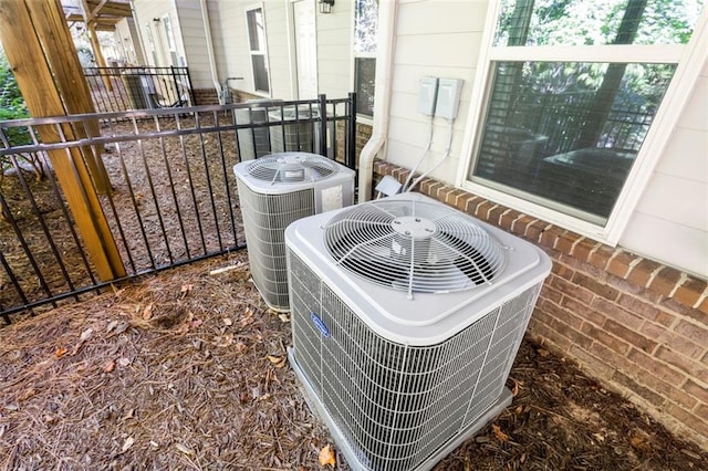 details featuring central air condition unit