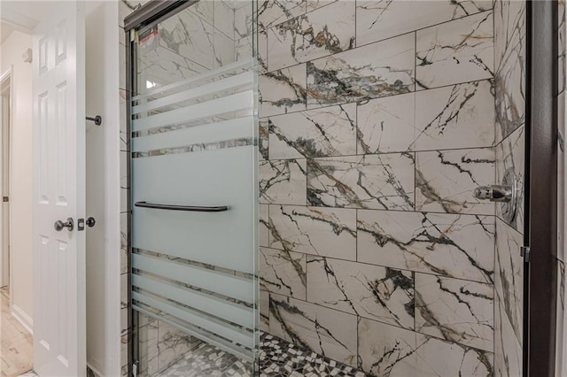 7020 Camp Valley Rd, Riverdale, GA 30296 - details featuring a tile shower