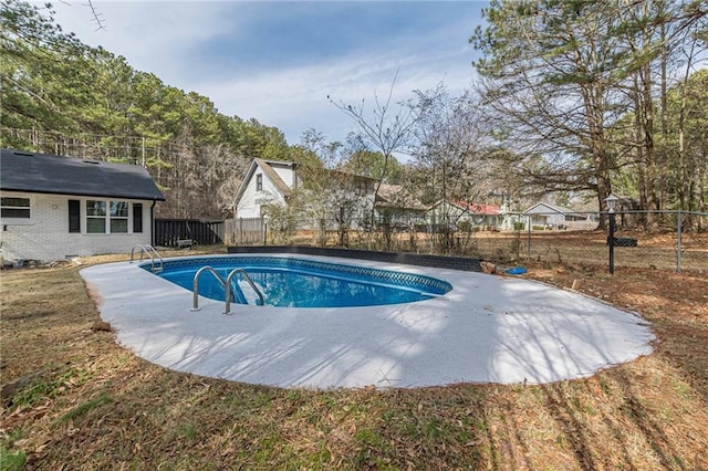 7020 Camp Valley Rd, Riverdale, GA 30296 - view of swimming pool featuring a fenced in pool and a fenced backyard