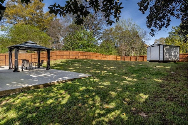 2189 Gordon Cir SE, Smyrna, GA 30080 - view of yard featuring a gazebo and a patio