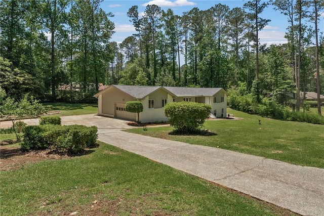 145 Devilla Trce, Fayetteville, GA 30214 - single story home featuring driveway, an attached garage, and a front yard