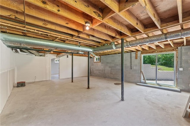 145 Devilla Trce, Fayetteville, GA 30214 - basement featuring concrete block wall