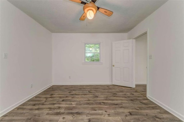 53 Knight Dr, Cedartown, GA 30125 - empty room featuring a ceiling fan and wood finished floors