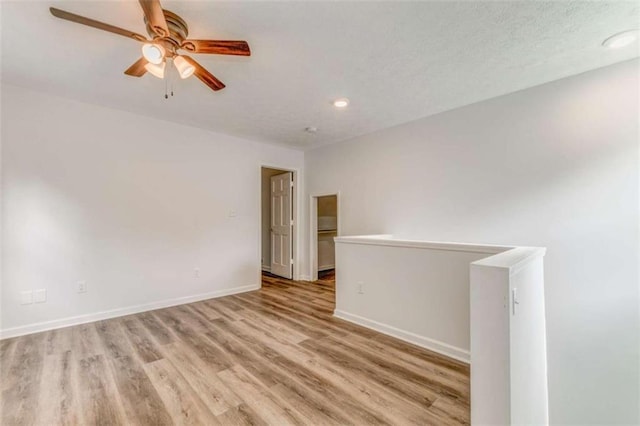 53 Knight Dr, Cedartown, GA 30125 - spare room featuring wood finished floors, ceiling fan, and recessed lighting