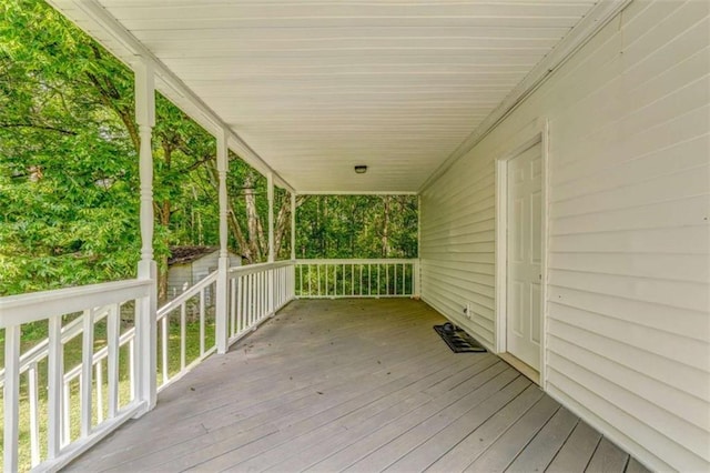 53 Knight Dr, Cedartown, GA 30125 - view of wooden terrace
