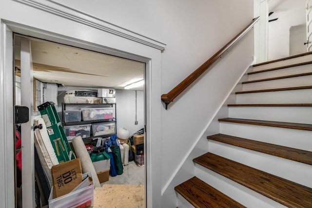 1038 Saint Charles Ave, Atlanta, GA 30306 - stairway featuring concrete floors