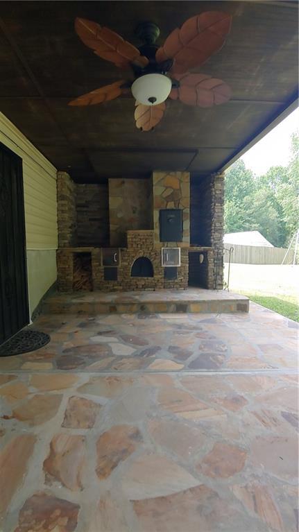 2477 Briar Valley Way, Dacula, GA 30019 - view of patio featuring fence and a ceiling fan