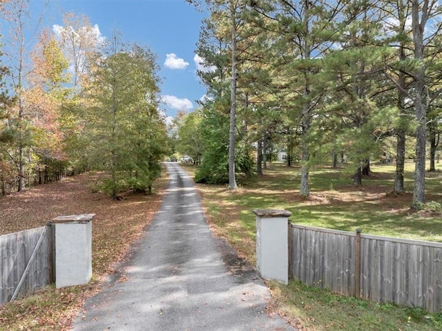 view of road