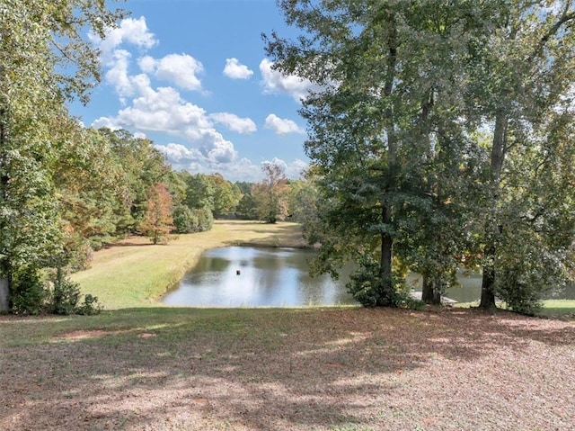 property view of water