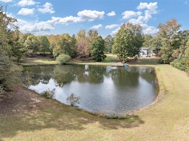 view of water feature