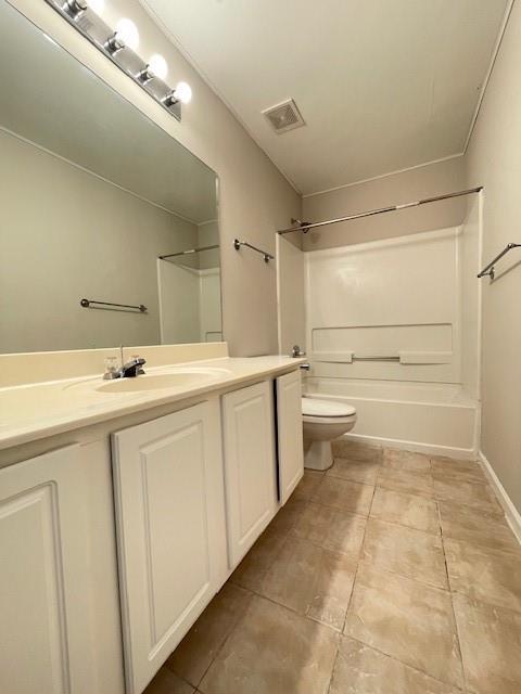690 Kimball Parc Way, Alpharetta, GA 30022 - full bath with shower / washtub combination, vanity, tile patterned flooring, and toilet